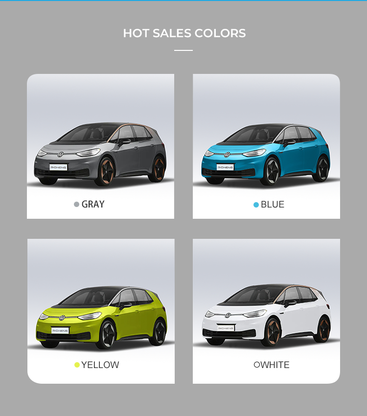 Left Steering Fast Charge 0.67h Volkswagen ID3 EV Electric Car 150km/H