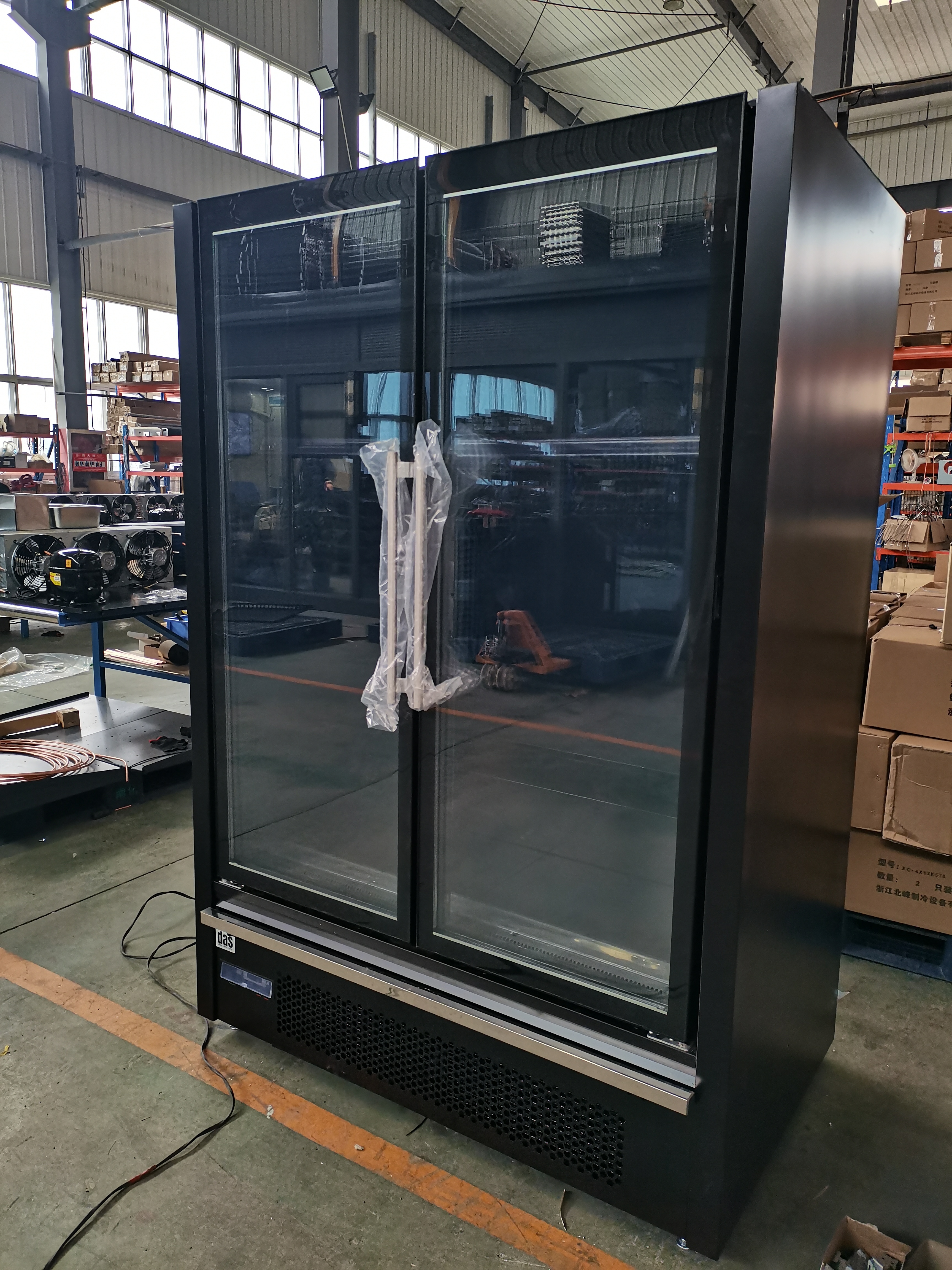 ELF GF 1370mm Glass Door Self-Contained Multideck Freezer Display Cabinet –