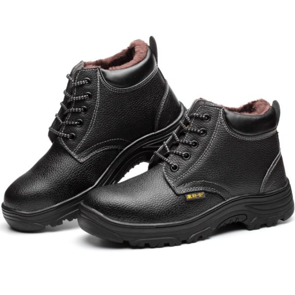 Ботинки безопасности высокого верхнего анти- холодного тепла зимы и анти- огромного успеха анти- прокалывая
