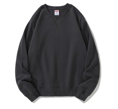 Small Order Clothing Manufacturers Men'S Sweashirt Long Sleeve Without Hood 380gsm French Terry Hoodies