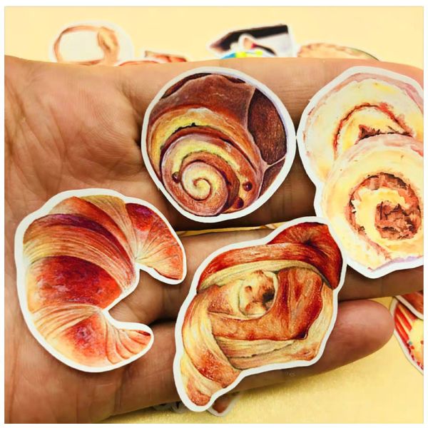 SGS Bakery Bread Hand Account Sticker Kiss Cut And Die Cut Sticker 1.5Inch