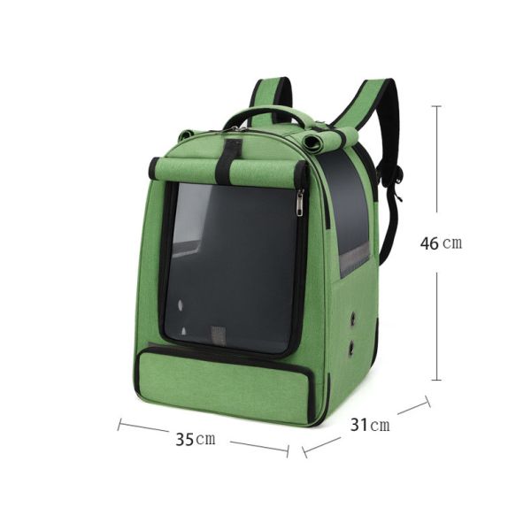 Lightweight Bird Parrot Pet Carrier Bag Cage Outdoor Mesh Large Foldable Travel Backpack