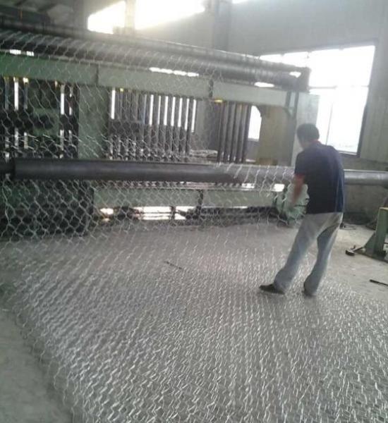 80mmx100mm, 2mX1mX1m hot dipped Galvanized / PVC Coated Wire Mesh Gabion/gabion box