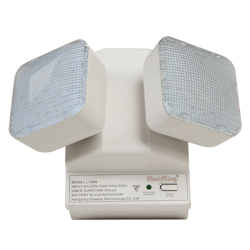 Portable Automatic LED Battery Backup Twin Spot Emergency Light Power Failure TL060AN