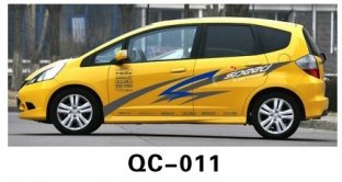 Nontoxic Novelty Car Body Sticker QC-011A / Car Decoration