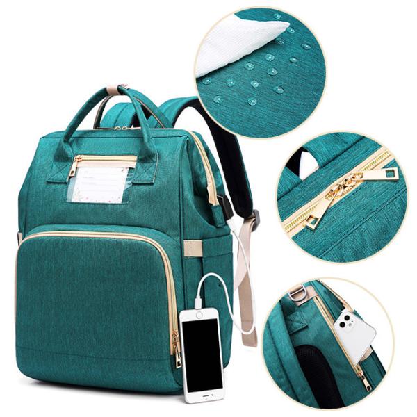 New Portable Folding Crib Mom Bag Out Portable Multi-functional Shoulder Mother and Baby Bag baby diaper bag