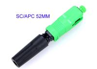 SC-APC conectam rapidamente conectores da fibra ótica a perda de inserção que de 0.3dB instalou facilmente 52MM
