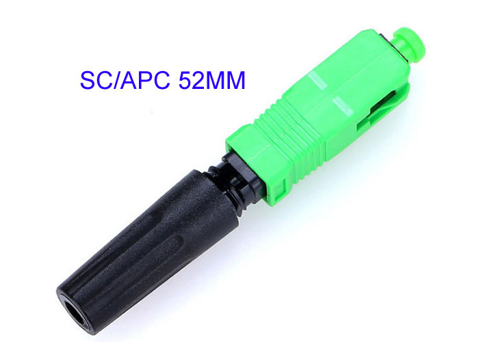 SC FC LC 0.3dB длины сети 52mm соединителя FTTH быстрого оптического волокна SC/APC быстрый