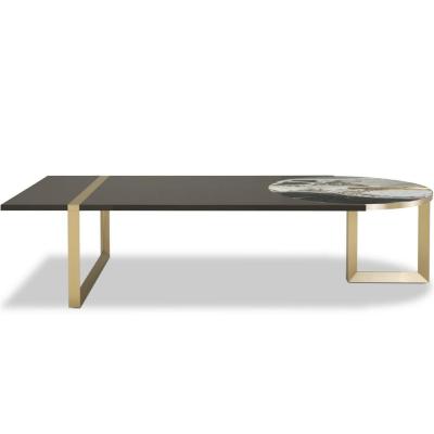 Da mobília de mármore artificial moderna do estilo de Itália da mesa de jantar do retângulo projeto luxuoso
