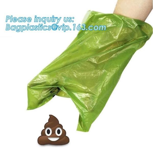 LED Flashlight Dog Waste Bag Dispenser Holder with Pet Waste Bag Poop Roll Bags, BPI ASTM D6400 EN13432 Approval Customi