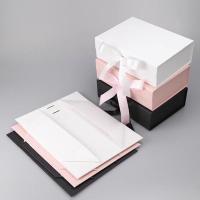 Boîte cadeau pliable magnétique de luxe boîte de papier d'emballage de logo personnalisé