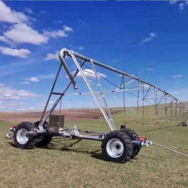 Portable Mobile Control Agricultural Irrigation System 2200 KG Farms Movable Center Pivot Metal Gearbox Bearing Used Sale