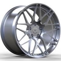 La matte a balayé l'alliage noir de monoblock borde 911 pouce 20x9 20x11.5 du morceau 20 de Turbo S1 a chancelé les roues forgées