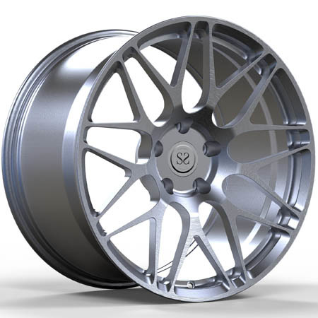 21 дюйм расположил ступенями черноту 5*112 филировал выкованные колеса сплава для McLaren