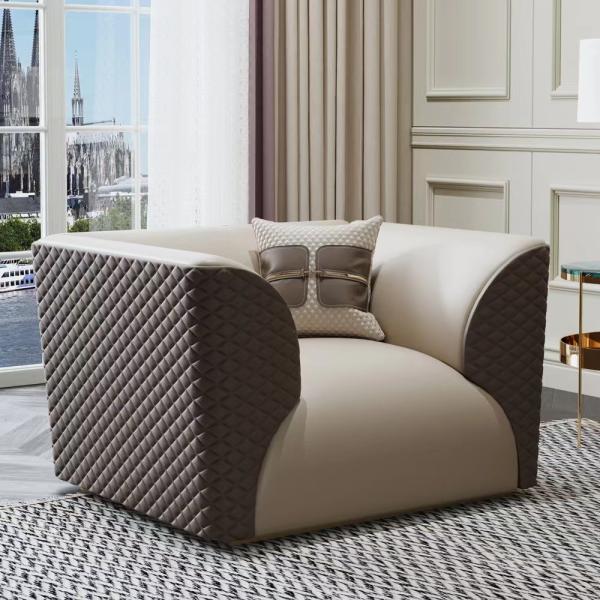 Sofa Set Couch Living Room de couro moderno luxuoso Sofa Hotel Villa