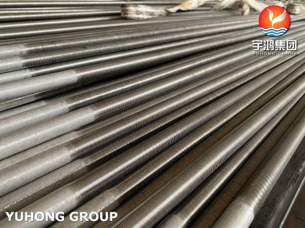 Gilled Integral Low Fin Tubes Copper Nickel Alloy C71640 Cu70Ni30