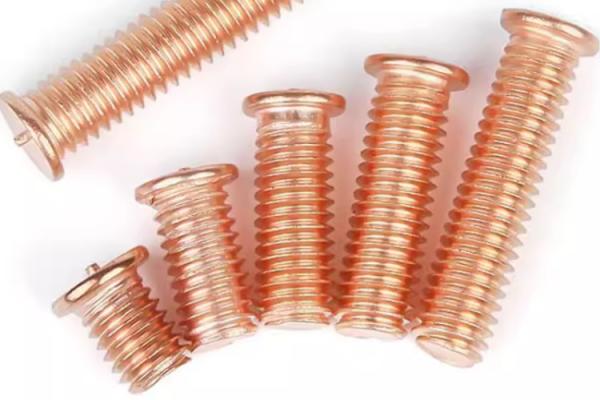 M8 M16 Forro de latão Saldado STUD parafuso com máquina de lavar porcas T1 T2 T3 Parafusos metálicos Revestimento de latão