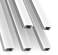 La PC de aluminio del perfil de la tira de H7.5mm LED heló proceso de la protuberancia de ROHS