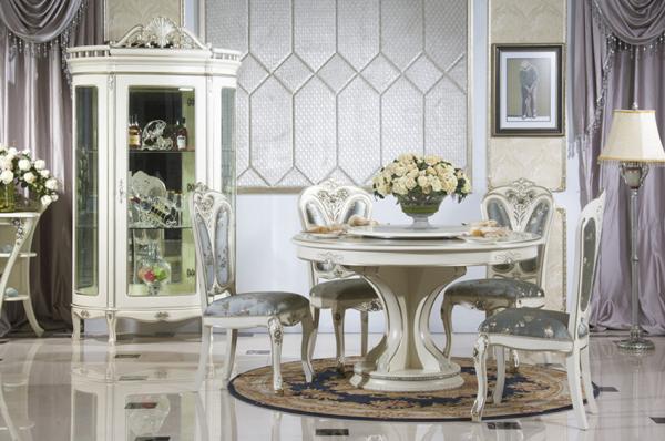 OEM ODM White Gray Dining Room Table & Chair Sets Hotel Restaurant Furniture