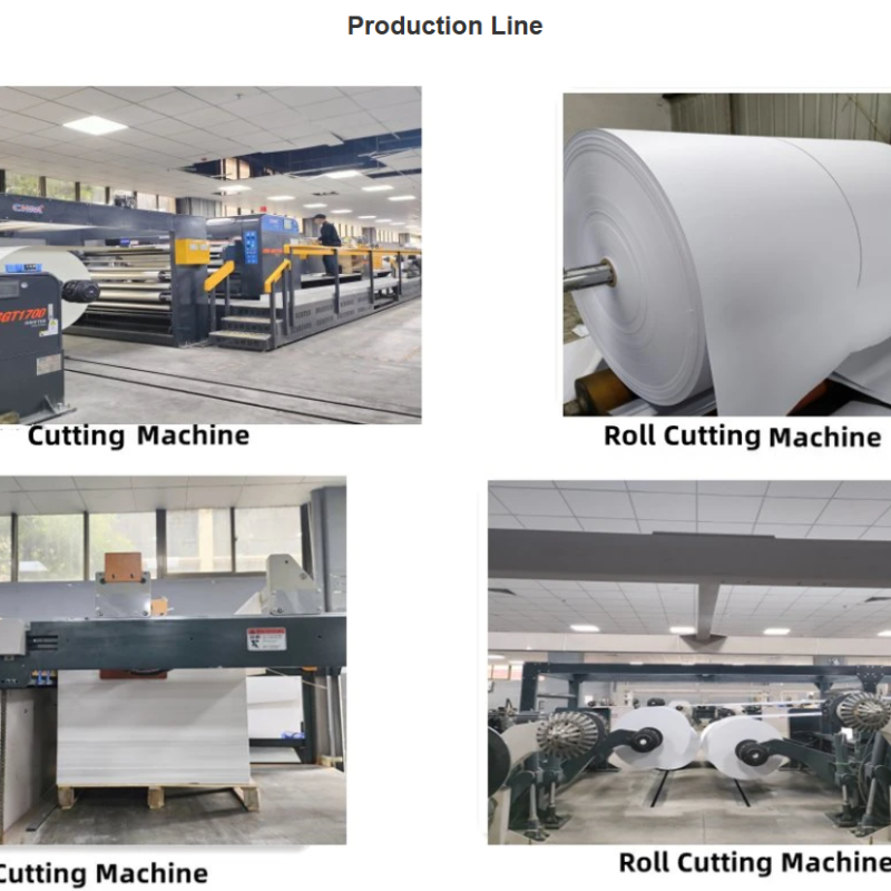 Papel de marfil antiarrugas 210/230/250/270/300gsm FBB/GC1/C1S con celulosa química y estándar