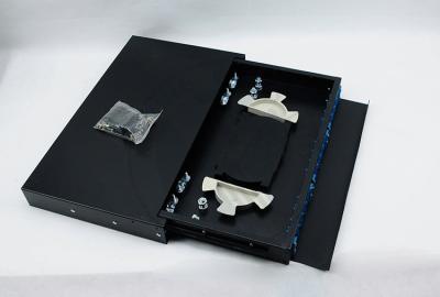 XYFiber 24Port  Slidable Fiber Optic Terminal Box , Fiber Patch Panel 1U 19 inch