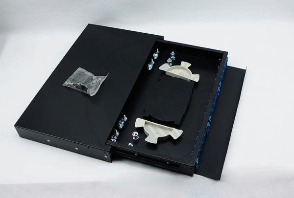 XYFiber 24Port  Slidable Fiber Optic Terminal Box , Fiber Patch Panel 1U 19 inch