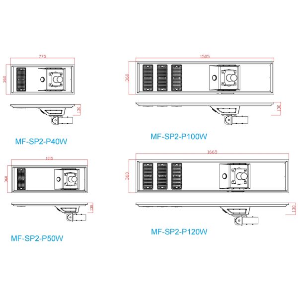 Светодиодные уличные светильники солнечные уличные лампы IP66 5 лет гарантия наружное светодиодное освещение 40-150 Вт Для проезжей части парковки