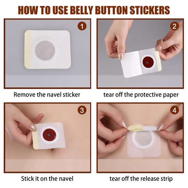 10 Pieces Disposable Slimming Magnetic Belly Slimming Navel Slim Patch Original