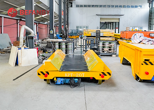 20 Tonne Steel Tube Factory With V Frame Rail Transfer Carts