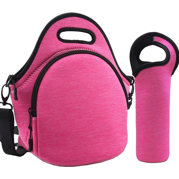 12.6x6.3x12.6 inches Insulated Thermal Lunch Box Tote Bag for Student School Neoprene