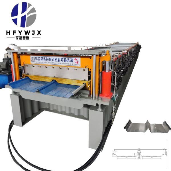 Customized 820 Standing Seam Roll Former 0-35M/min Forming Speed