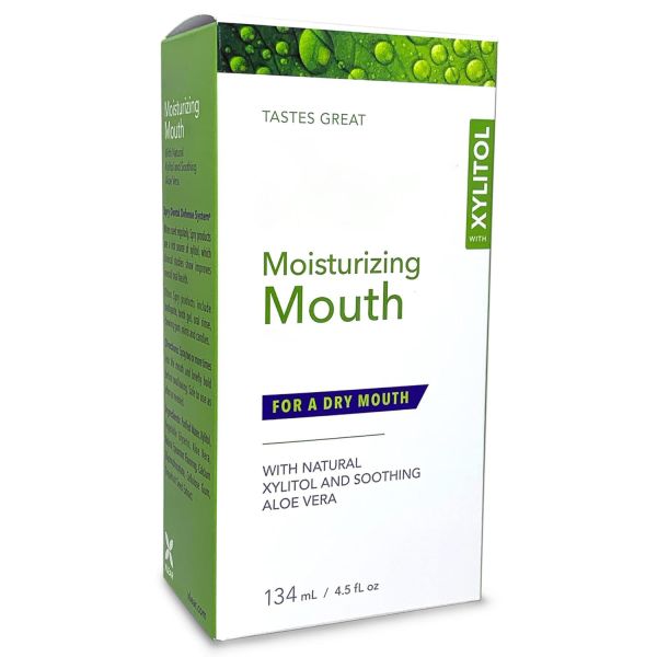 Natural Xylitol Moisturizing Dry Mouth Spray Spearmint Flavor 4.5 Fl.Oz