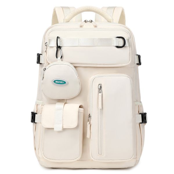 Mochila para portátil impermeable de gran capacidad con separación en seco y húmedo para viajes y negocios