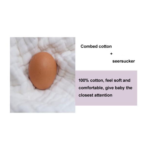 Washing gauze baby handkerchief medical gauze baby saliva towel 100% cotton 6 layer baby towel