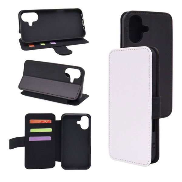 Sublimation Flip Phone Case For Iphone 17 Series Personalized Leather Phone Case