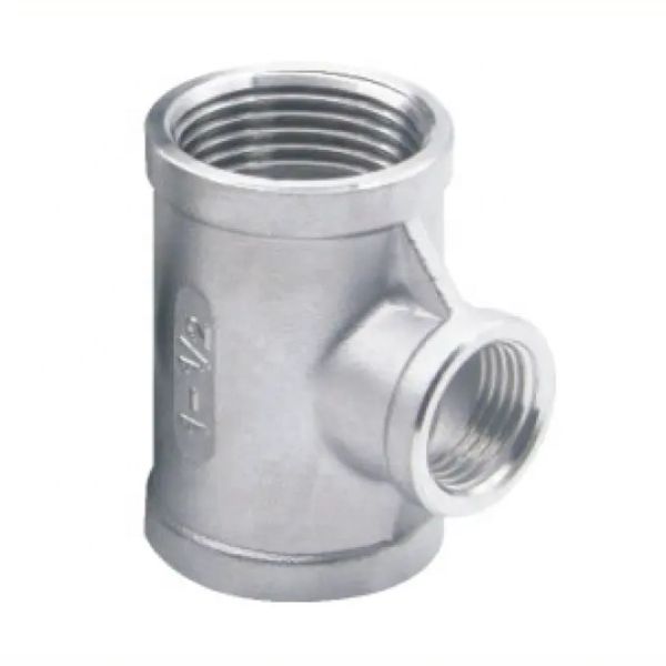 Stainless Steel Fittings Connector Joint NPT BSPT Reducer Tee Cross Conical Union M/F