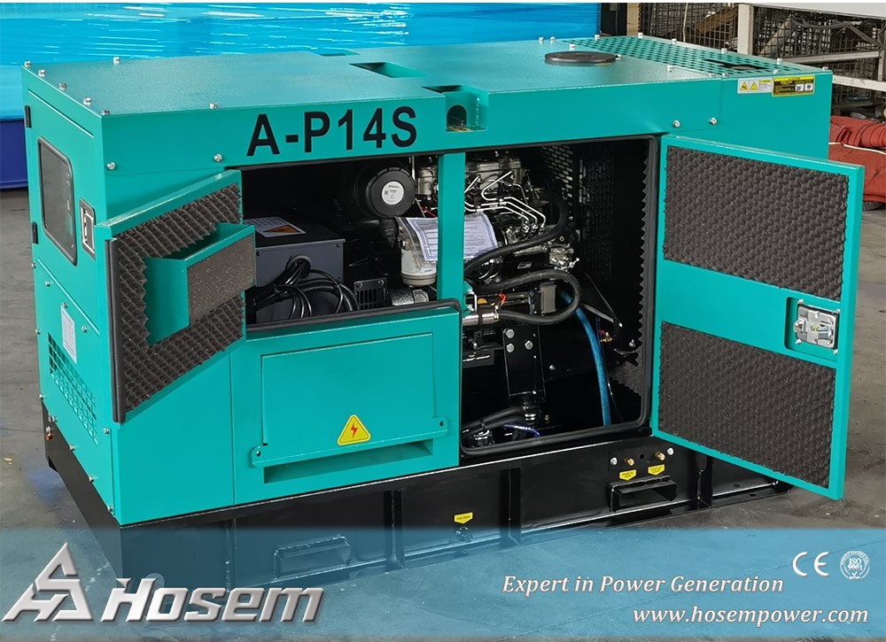 13 кВА 10 кВт звуконепроницаемый электрический дизельный генератор с дизельным двигателем знаменитой марки Perkins