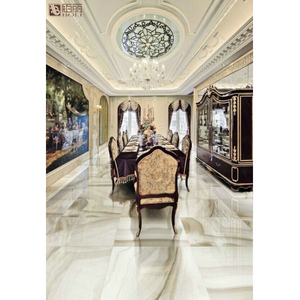 Home Cement Look Porcelain Tile , Exquisite Glazed Porcelain Floor Tiles