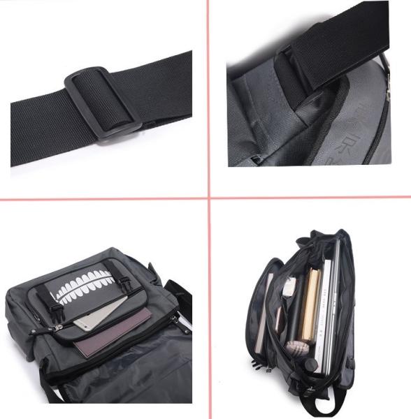 Giant messenger bag investigation corps shoulder bag student bag cartoon free wing bag