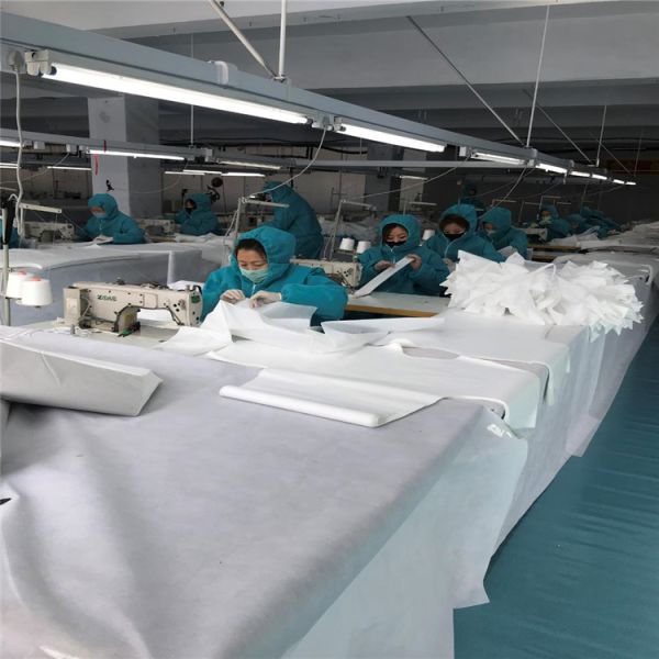 Ce Approved Disposable Protective Suit Non Woven Isolation Coverall Surgical