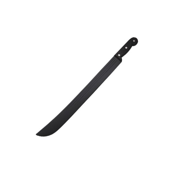 Black Handle 12 To 22 Inch Steel Machete Lead Free Sharp Blade Non Toxic