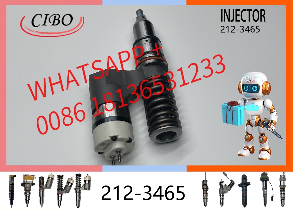 original 212-3465 10R-0961 350-7555 Diesel Engine Fuel Injector For  Excavator C12 original new injector