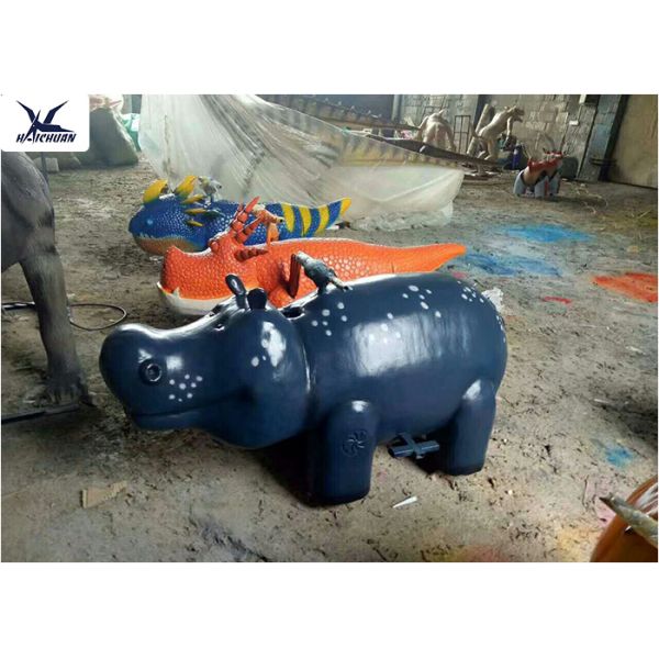 Cartoon Ride On Motorized Stuffed Animals For Amusement Park / Game Center