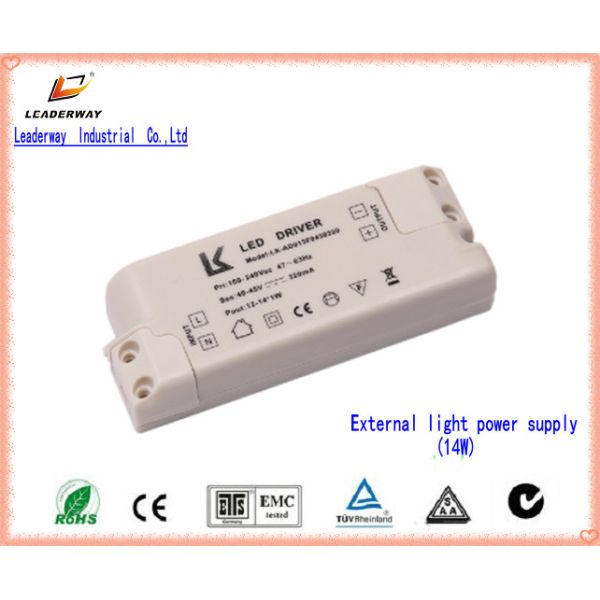 High-power Factor LED Power Supply at 13W 50V for Ceiling Lights with EMC