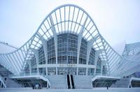 Tela conduzida flexível dobrável transparente para anunciar exterior