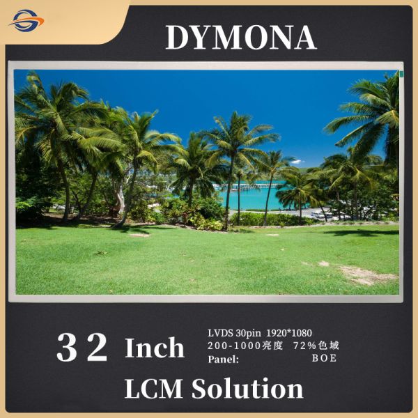 32'' Custom FHD TFT Display 1920x1080 TFT Color LCD Module LVDS Interface