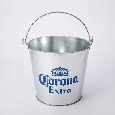 Recipiente de bronze Cannaburst Tin Custom Logo do cilindro da cubeta de vinho do metal da barra 3L
