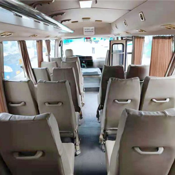 27 мест JMC Mini Coach LHD Shuttle Bus с дизельным топливом