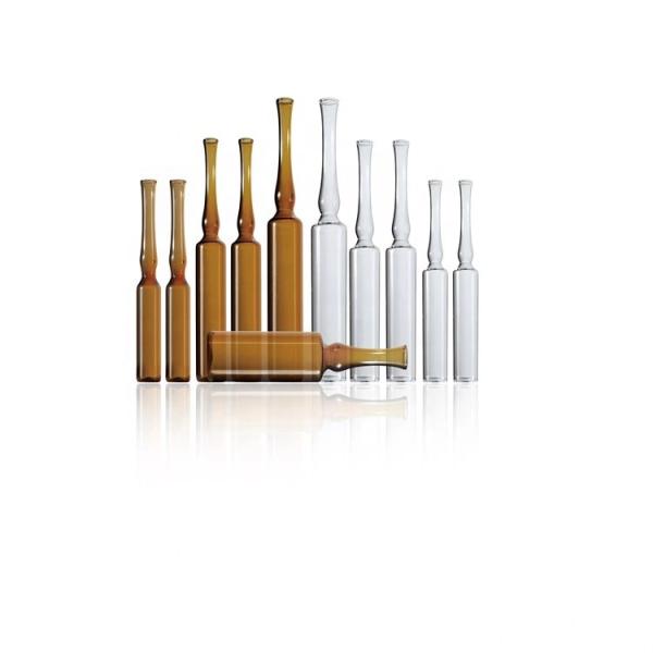 Low / Neutral Borosilicate Glass Ampoule ISO Form B Form C liquid ampoule USP TYPE I