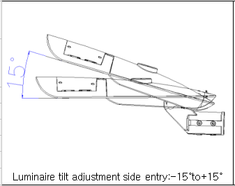 Приложение уличного света проезжей части Ип66, снабжение жилищем заливки формы 80в алюминиевое светлое